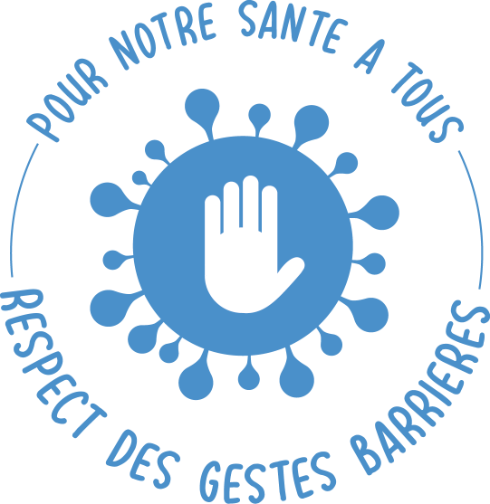 Sticker gestes barrière